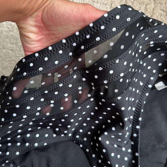 Shade & Shore Polka Dot High Waisted Bikini Bottoms Size medium - Picture 2 of 6